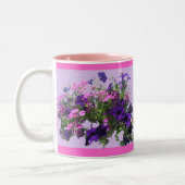 Warenkorb in Lila und rosa Tasse (Links)