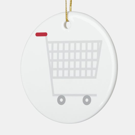 Warenkorb Keramik Ornament (Links)