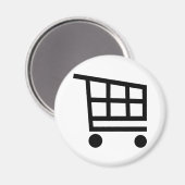 Warenkorb Magnet (Vorderseite/Rückseite)