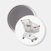 Warenkorb Magnet (Vorderseite/Rückseite)