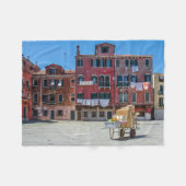 Warenkorb mit Kartons in Venedig Fleecedecke (Vorderseite (Horizontal))