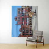 Warenkorb mit Kartons in Venedig Wandteppich (Beispiel)