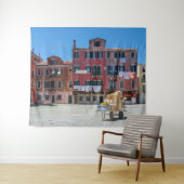 Warenkorb mit Kartons in Venedig Wandteppich (Beispiel (Horizontal))