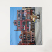 Warenkorb mit Kartons in Venedig Wandteppich (Vorderseite)