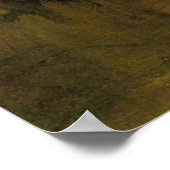 Warenkorb mit Rot und Weiß Ox von Van Gogh. Poster (Ecke)