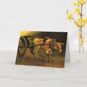 Warenkorb mit Rot und Weiß Ox von Vincent van Gogh Karte (Gelbe Blume)