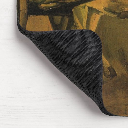 Warenkorb mit Rot und Weiß Ox von Vincent van Gogh Mousepad (Ecke)