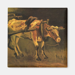 Warenkorb mit Rotem und Weißem Ochsen (Vincent van Magnet