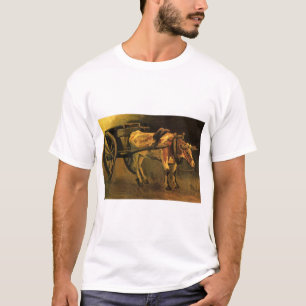 Warenkorb mit Rotem und Weißem Ochsen (Vincent van T-Shirt