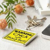 Warenkorb mit Schwarzgürtel-Schlüsselanhänger Schlüsselanhänger (Seite)