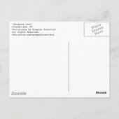 Warenkorb Postkarte (Rückseite)