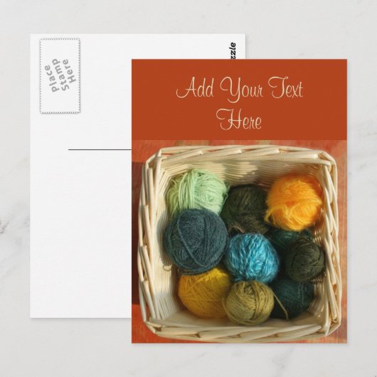 Warenkorb Postkarte (Vorne/Hinten)