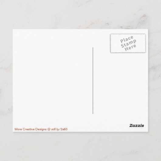 Warenkorb Postkarte (Rückseite)