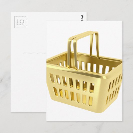Warenkorb Postkarte (Vorne/Hinten)