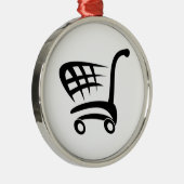 Warenkorb Silbernes Ornament (Rechts)