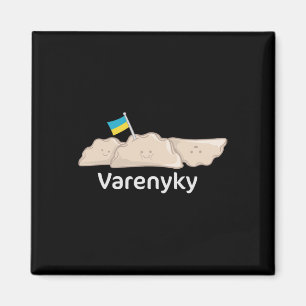 Warenyky Ukrainische Küche Dumplings Ukraine  Magnet