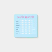 Warer Tracker Trink Kontrolle Planer Post-it Klebezettel (Vorderseite)