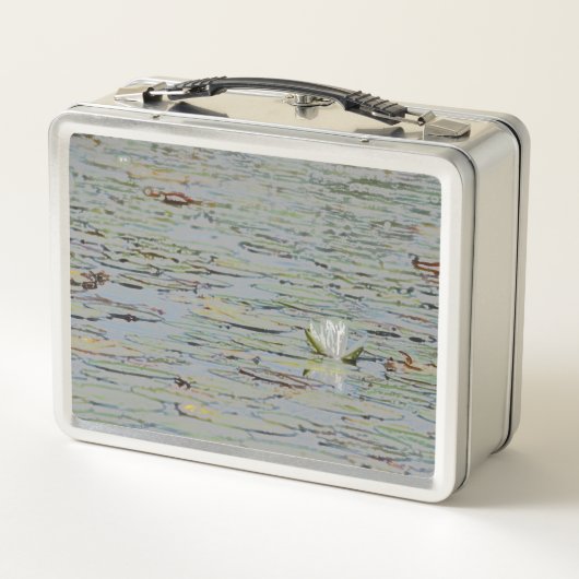 Warerlily Pond Lake Blume I Lunch Box (Rückseite)