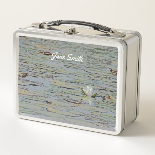 Warerlily Pond Lake Blume I Lunch Box (Vorderseite)