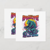 Warewolf-Apokalypse Einladung (Vorne/Hinten)