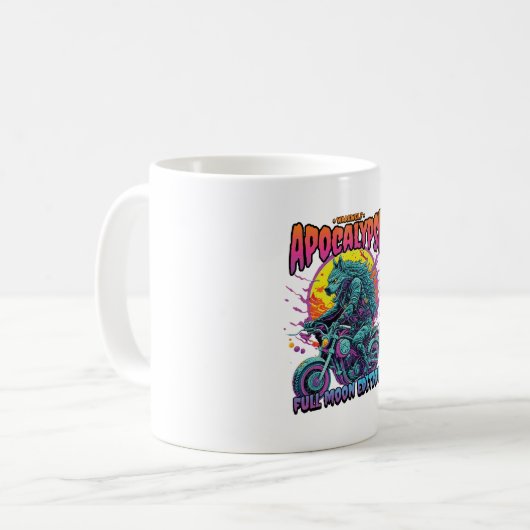 Warewolf-Apokalypse Kaffeetasse (Vorderseite Links)