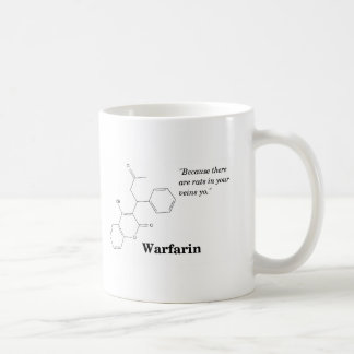 Warfarin (Blut dünner) Kaffeetasse