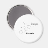 Warfarin (Blutdünner) Magnet (Vorderseite/Rückseite)