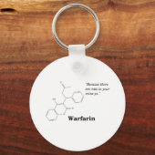 Warfarin (Blutdünner) Schlüsselanhänger (Vorderseite)