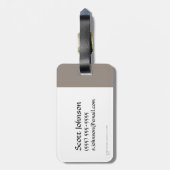 Warg Movie Icon Gepäckanhänger (Rückseite vertikal)