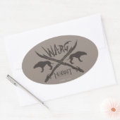 Warg Movie Icon Ovaler Aufkleber (Umschlag)