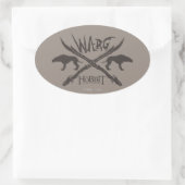 Warg Movie Icon Ovaler Aufkleber (Tasche)