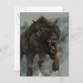 Warg Postkarte (Vorne/Hinten)