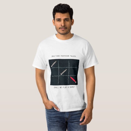 Wargames Tribute T - Shirt (White Design) (Vorne ganz)
