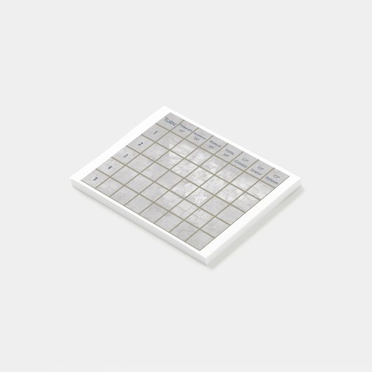 Warhammer 40K Score Tracker; 10th Edition Post-It Klebezettel (angewinkelt)