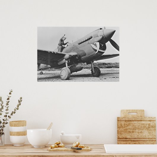 Warhawk P40 1943 Poster (Küche)