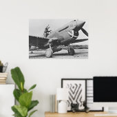 Warhawk P40 1943 Poster (Heimbüro)