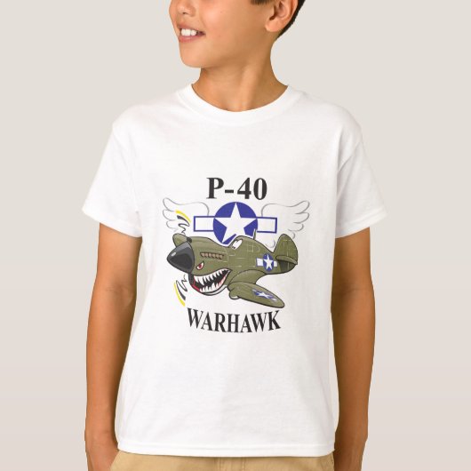 warhawk p-40 T-Shirt (Vorderseite)
