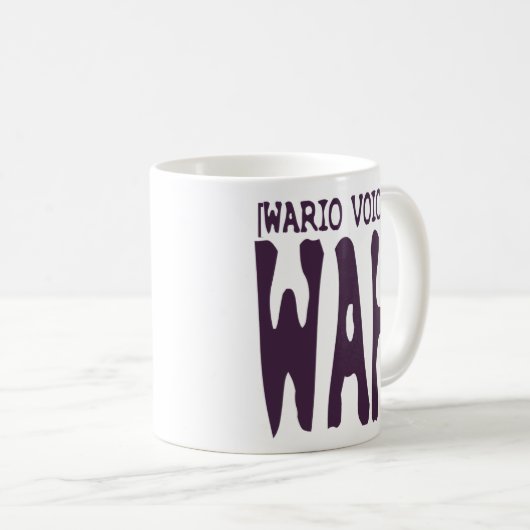Wario Voice Kaffeetasse (VorderseiteRechts)