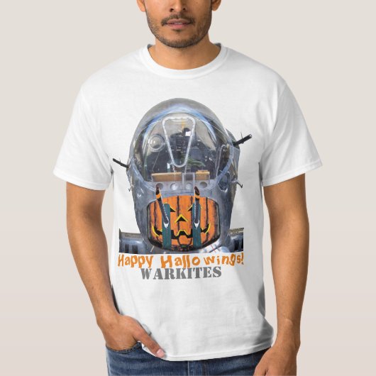 Warkites B-17 glückliches Hallowings T-Shirt (Vorderseite)