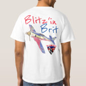 Warkites "Blitz'in Brit" Sea Fury Racer T-Shirt (Rückseite)