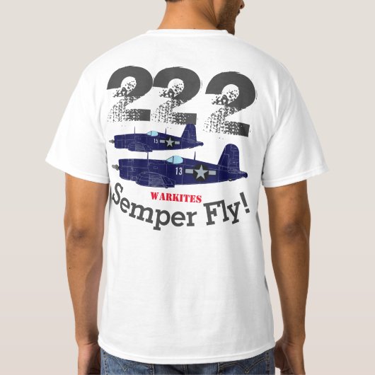 Warkites Corsair "Semper Fly" 222 T - Shirt (Rückseite)
