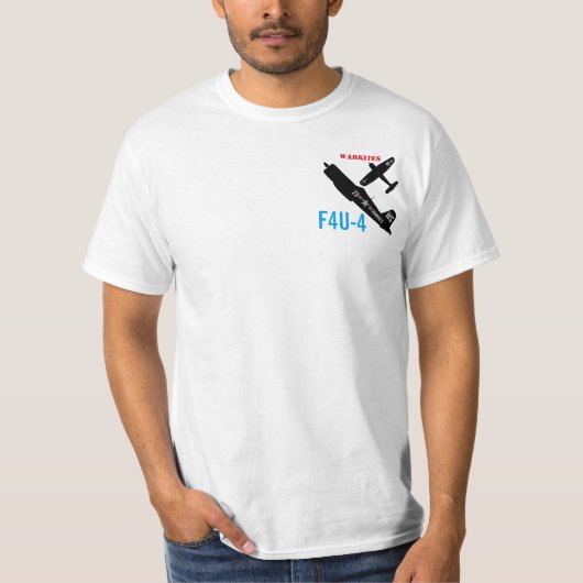 Warkites F4u-4 Seeräuber Korea T-Shirt (Vorderseite)