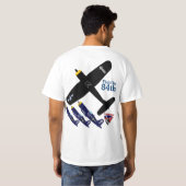 Warkites F4u Korsair Fight'in 84. T - Shirt-2 T-Shirt (Schwarz voll)