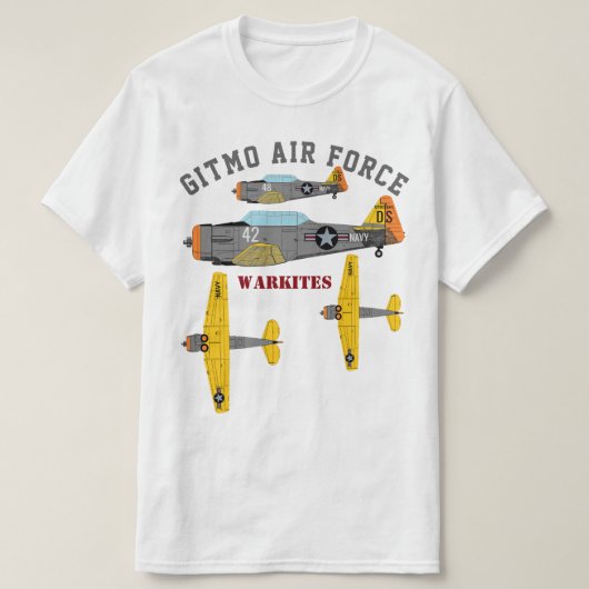 Warkites "Gitmo Air Force" SNJ T - Shirt- T-Shirt (Design vorne)