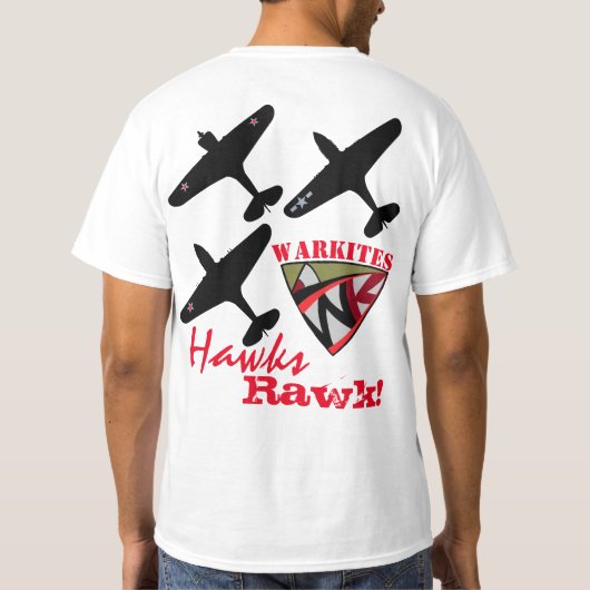 Warkites Hawks Rawk! T - Shirt (Rückseite)