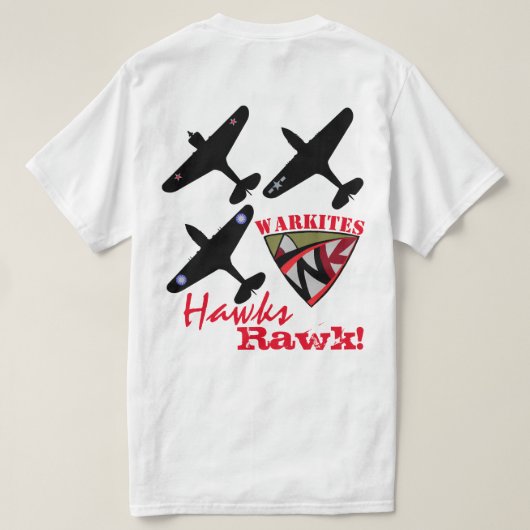 Warkites Hawks Rawk! T-Shirt (Design Rückseite)