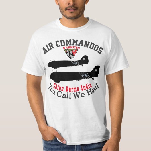 Warkites "Luft-Kommandos" C-47 T-Shirt (Vorderseite)