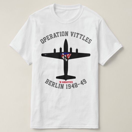 Warkites "Operation Vittles" C-54 Skymaster T-Shirt (Design vorne)