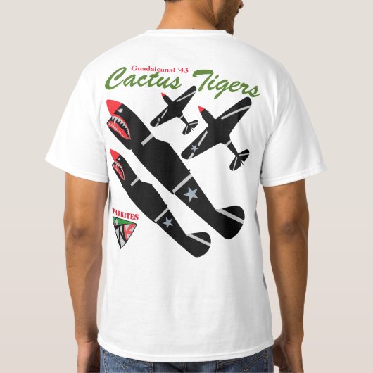 Warkites P-40 Guadalcanal 43 T-Shirt (Rückseite)