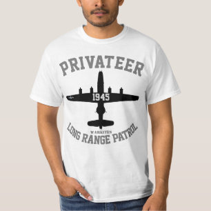 Warkites PB4Y Privateer-"lange Strecken-Patrouille T-Shirt
